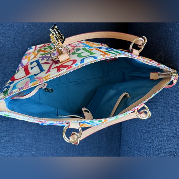 Dooney And Bourke Retro Graffica Handbag - Picture 9 of 13